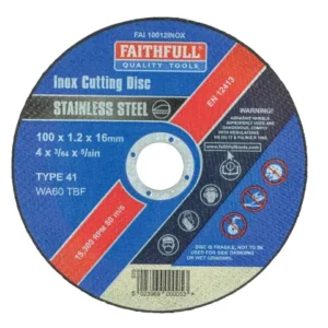 Inox Cutting Disc 100 x 1.2 x 16mm