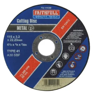 Metal Cut Off Disc 115 x 3.2 x 22.23mm