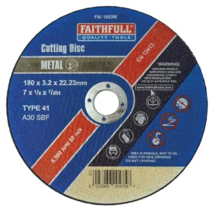 Metal Cut Off Disc 180 x 3.2 x 22.23mm