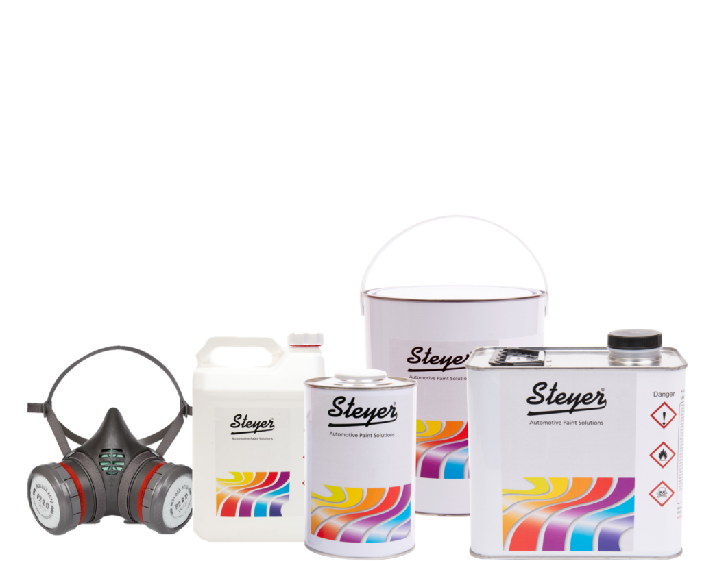 10.5 Litre Brilliant White 2K Paint Kit Inc. Mask, Paint, Activator, 2K