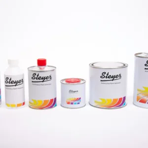 Solvent Basecoat Jet Black Car Paint