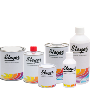 Solvent Basecoat Jet Black Car Paint