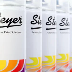 12 x 400ML Aerosols Spray Paint Colours Digital Print Machines Grey Satin Finish